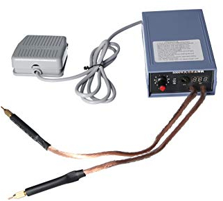 Punktschweißgerät Hancaner DIY 5000W 6200mAh 0-800A Strom Einstellbare Schweißgeräte für Punktschweißmaschinenset