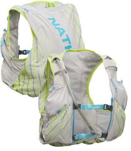 Nathan Unisex Pinnacle Race Vest w/ 12L Hydration Pack, Running Vest with Water Bladder, Hydration Vest for Running Women, Water-Resistant Moisture Wicking