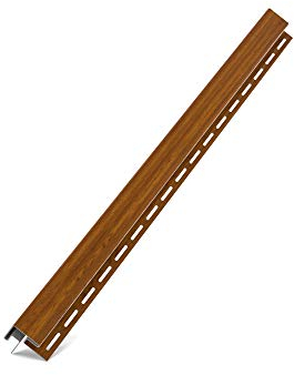 Bryza Kunststoffpaneele Goldene Buche Holzoptik 1,50m Wandpaneele Deckenpaneele Innen und Außen Unterdachpaneele Dachkasten Wandverkleidung (L- Ausseneckleiste 1,50m)