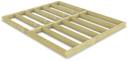 Arbor Garden Solutions Wooden shed bases 10x8 (W-295cm x D-240cm) (2x6 (38mm x 138mm))