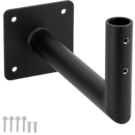 TCHOSUZ Heavy Duty Weather Vane Roof Mount Bracket with Hardware, L-Shaped | Thick Steel Anti-Deformation with Hardware,Fits ≤3/4 Indicators,Easy Roof & Cupola Installation for Weathervane & TV Antenna
