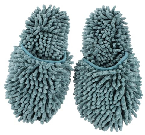 Beaupretty Zapatillas Mopa para Hogar Prácticas y Reutilizables con Absorbente y Antideslizante Talla Única para Limpiar Suelos Vinilo Cómodamente