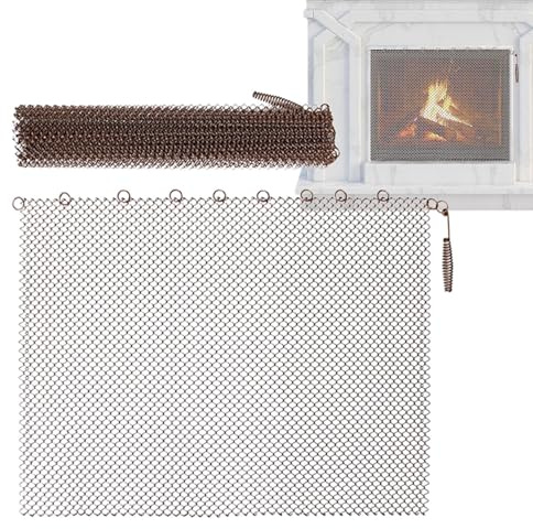 Durabble - Schermo a rete per , protezione dalle scintille, copertura di sicurezza a prova di bambino, resistente al calore, previene i bambini e gli animali domestici al caminetto