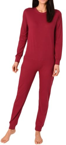 Normann Care Dam vårdoverall långärmad pyjamas i ett stycke med dragkedja på baksidan, bär, M