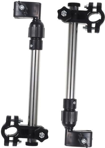 WESIEVYA 2pcs Bicycle Umbrella Mount Stand Electric Bike Umbrella Holder Outdoor Base for Bike Rv Accessory