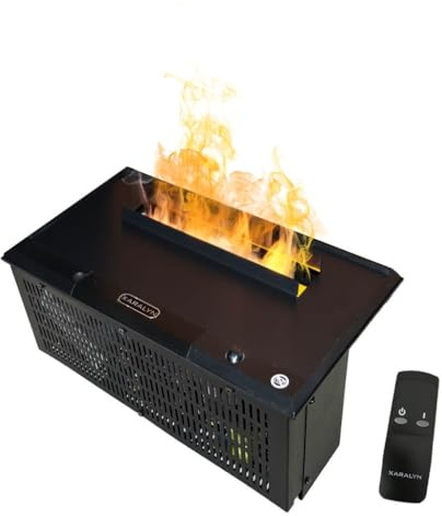 Xaralyn - Elektrischer Einbaukamin Xaralyn Cassette 600-2.4 Eco Opti-Myst Wasserdampfkamin mit Flacher Deckplatte