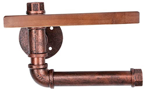 Étagère Murale Industrielle pour Bois et Fer Papier Toilette