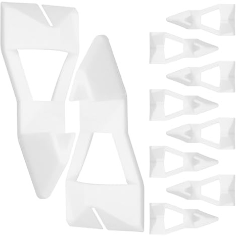 DIYEAH Floating Shelf Bracket 10 Pack Wardrobe Shelf Support Pins for Kitchen Bathroom Bedroom Wall Mount Easy Install 4.50 X 2.00 X 1.10 cm
