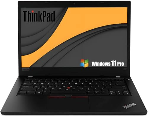 Lenovo ThinkPad L490 Business Laptop, 14 inch HD Notebook, Intel Core i5-8265U, 16 GB RAM, 512 GB SSD, Windows 11 Pro (Renewed)