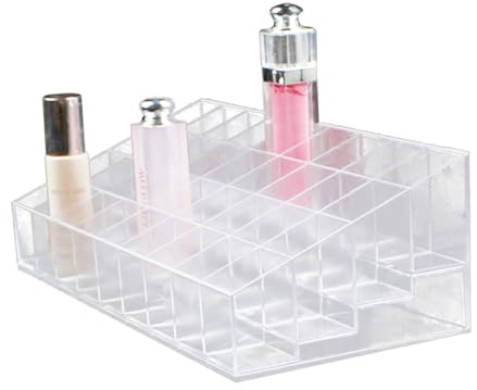 CIYODO Estante Cosmético Organizadores De Soportes Para Pintalabios Organizador De Labios Pintalabios Organizador De Maquillaje Lápiz Labial