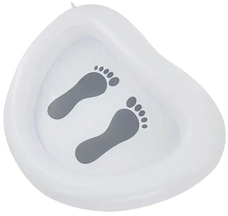 Snorvixre Piscine gonflable pour nettoyer les pieds - Idéale pour les voyages - Pour enlever les résidus de sable - Piscine - Zones d'herbe - Camping - Accessoires pour piscines de nettoyage des pieds
