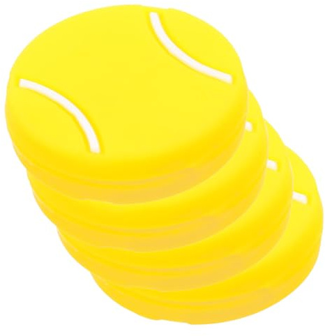 PRETYZOOM Ammortizzatori da Tennis in Silicone 4 Pezzi Smorzatore di Vibrazioni per Racchetta da Tennis Accessori Antivibrazione per Comfort al Braccio Facile da Installare Colore