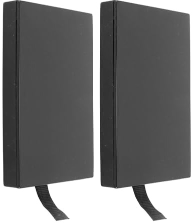 2 carcasas internas de disco duro para disco duro de repuesto delgado, carcasa de plástico de alta calidad, fácil de instalar, disco de consola de juegos no incluido