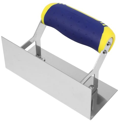 SILENRADAWN Cazzuola per Angoli in Acciaio Inossidabile Design Ergonomico e Facile Manutenzione, Utensile per Finitura Muro e Rasatura Angoli Interni ed Esterni