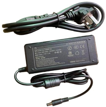 12V 5A línea de distribución Adaptador Fuente alimentación