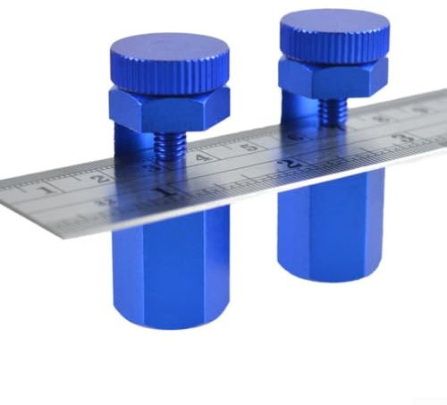 Tendeur d'angle en aluminium pour le travail du bois - Pince d'angle précise à 90° réglable - Pince à angle droit - Pour cadre en bois (A)