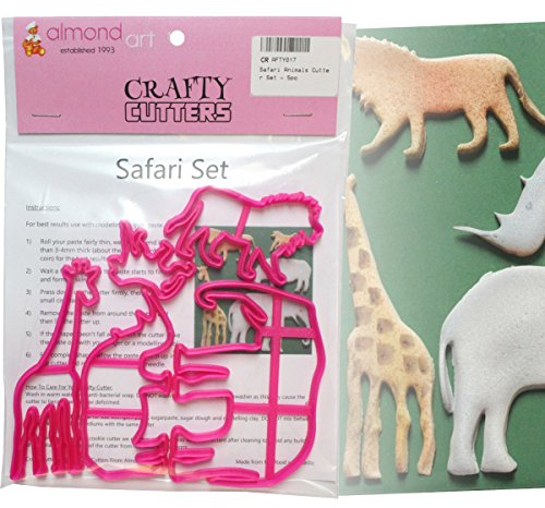 Safari Cutter Set - 5pc - Cake Decoration & Cupcake Topper Cutters