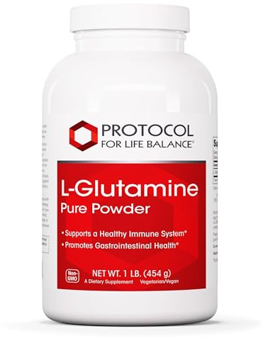 PROTOCOL FOR LIFE BALANCE L-Glutamine - Pure Powder - Muscle Tissue, Gut Health and Immune Support - 1 Pound