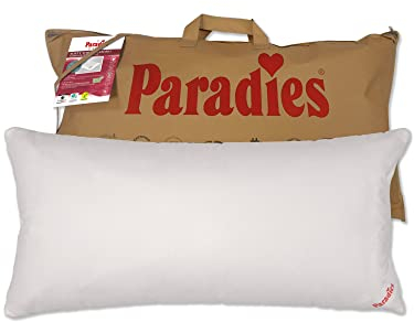 PARADIES Kopfkissen 40x80 cm mit Reißverschluss - Softy Top Bio medium mit Aloe Vera, mittelfestes Schlafkissen, veganes Kissen, Öko-Tex 100 Klasse 1
