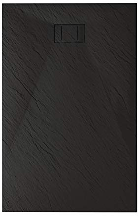 Plato de ducha 90x120x2,6 CM Rectangular Antracita Efecto Piedra mod. Blend