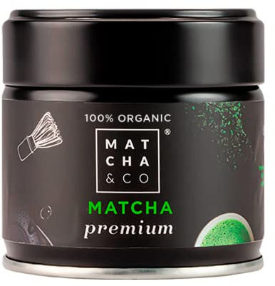 Thé Matcha 100% biologique 30 g [qualité supérieure cérémonielle Premium]. Poudre de thé vert du Japon