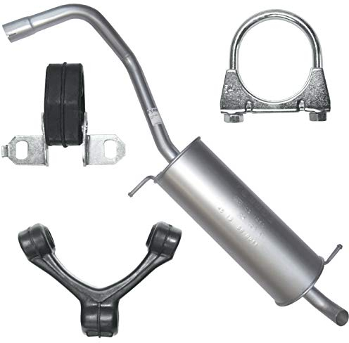 Adamot Endschalldämpfer Auspuff Endtopf für Ibiza 3 III 6L Fabia I 1 6Y Polo IV 4 9N