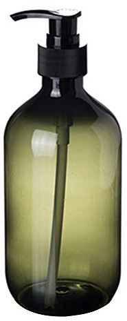 Jiacheng29_ Nachfüllbare Flasche, 300/500 ml, Lotion, Shampoo, Duschgel, Seifenspender, leere Badepumpe, Flasche (grün, 300 ml)