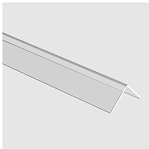 eckschutzprofil eckschutzkanten Transparenter Kunststoff-Kantenschutz，Wandeckenschilder Kantenschutz Wasserdichtes Kantenband für Fliesen/Glas/Wand aus Holz/Tapete (Size : 120cm/47.2in)