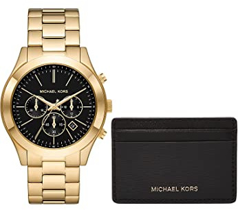Michael Kors Runway Watch for Men, Quartz Chronograph movement with Stainless steel strap