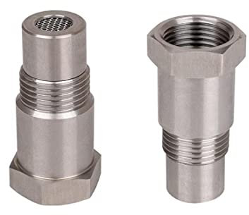 Universal Verlängerung Filter Sauerstoff O2 Sensor Stecker Interne Adapter Edelstahl Stahl Auto Gewinde Extender Teile S F5V7 * 1,5