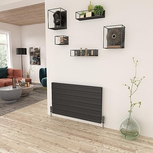 Rome Aluminium Design Radiators Suitable for Central Heating 603 x 1400 Anthracite Coated