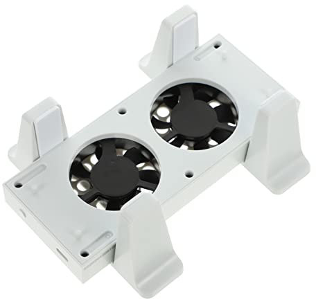 LIFKOME 1set Cooling Fan Stand with Adjustable Speeds Vertical Base for Enhanced Airflow Dual-fan System with Usb Ports for Charging Data Syncing Efficient Heat Dissipation for