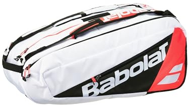 Babolat Tennistaschen Pure Strike RH12 751225 Blank Noir Rouge (französische Marke), Weiß/Schwarz/Rot, UNIQ, Tennistaschen