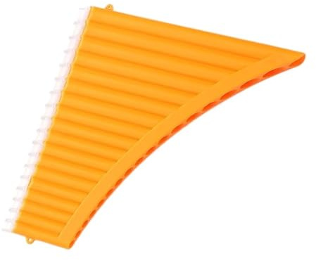 Panflöte Instrument Panflöte, 18 Pfeifen Für Anfänger Profis Die Ethnische Blasinstrumente Spielen, Einsteiger-Spezial-18-Pfeifen-Upgrade In Orange
