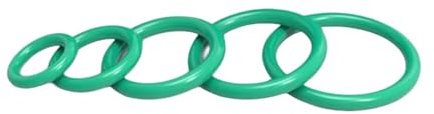 10 Stück ID 64.77mm, hohe Temperaturbeständigkeit und Korrosionsbeständigkeit Fluorkautschuk-O-Ringe, OD 70.01mm, Drahtdurchmesser 2.62mm, 64.77x70.01x2.62mm