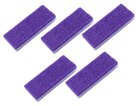 MERRYHAPY 5 Stück Pediküre Bimsstein Pu Hornhautentferner Doppelseitig Ergonomisch Fußpflege für Glatte Haut High Heel Träger Ältere Menschen