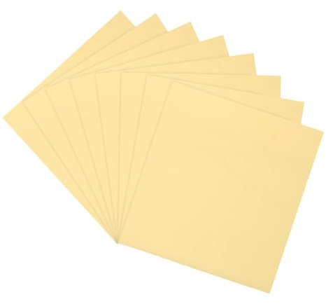 QUARKZMAN 50er Pack Toner-Reaktivfolie, Deco-Folie-Transferblätter 8,5x11 A4 Heißfolienpapier für Laserdrucker Scrapbooking Heat Transfer DIY Craft, Mattes Gold