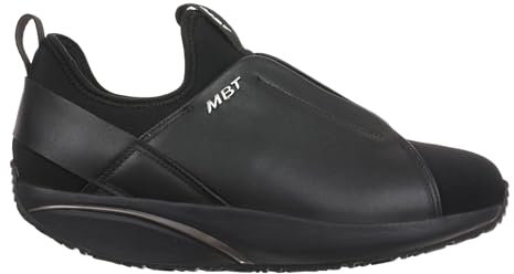 MBT Yoko Zapatos Casual para Mujer Estilo Moderno. Zapatos Anatómicos y Cómodos. Calzado Fisiológico Confort y Estabilidad con Suela balancín. Sneakers con Cordón. Color Negro