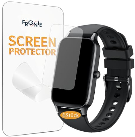 Frgnie Pellicola protettiva compatibile con Soudorv Smartwatch 1,57 (6 pezzi) P97 orologio fitness HD flessibile TPU compatibile con Dyurwa Fitness Tracker pellicola protettiva