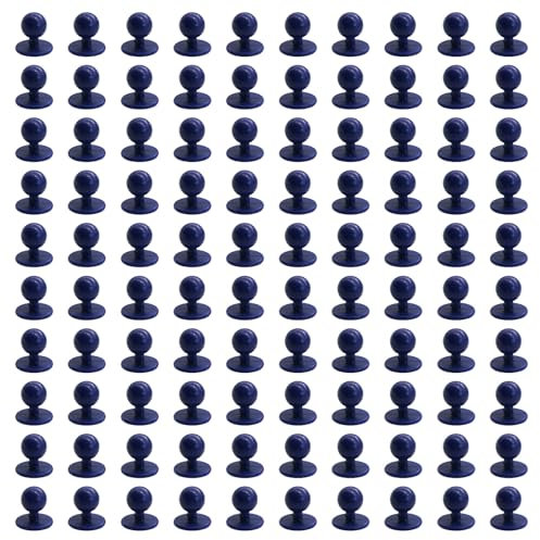 100 Stück Koch Uniform Ball Knöpfe Nylon Runde Knöpfe für Professionelle Küche Köche Kleidung Zubehör