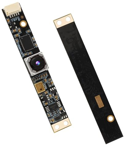 8MP USB Kameramodul mit integriertem Mikrofon, 4K 30fps Autofokus Webcam | 62° FOV Weitwinkel, Plug & Play Mini Board kompatibel mit Lightburn Lasergravur, 3D-Drucker, PC, Raspberry Pi, Laptop