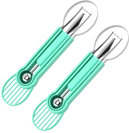 Strumento Multiuso Per Scolpire La Frutta Con Impugnatura Ergonomica Costruzione in Acciaio Inossidabile Scavino Per Meloni Taglierina Per Anguria Scavino Per Meloni Professionale