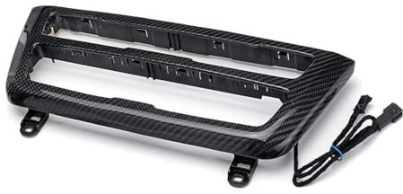SiegenPro Ambientebeleuchtung Ambiente Light Strip-Beleuchtungsblende kompatibel mit BMW 3 4 Series F30 F31 F34 F82 M3 M4 Atmosphärenlicht Blende Ambientebeleuctung (Kohlefaser-Muster)