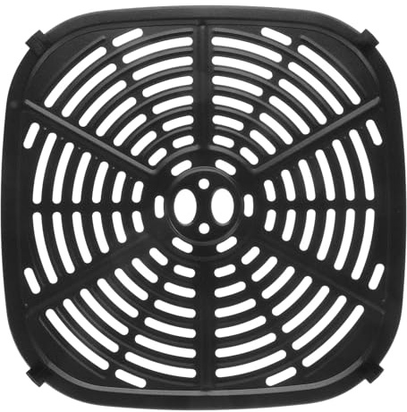 GRIRIW Parrilla de Repuesto para Freidora de Aire de 22.5X22.5 CM Bandeja Antiadherente Perforada Compatible Múltiples Modelos Accesorios para Cocina Saludable y Distribución Uniforme