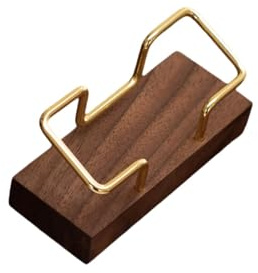 Homeily Personalised Wooden Business Card Holder – Custom Engraved Desk Stand for Office – Display Box for Business Cards – Ideal for Shops, Exhibitions & Reception Desks