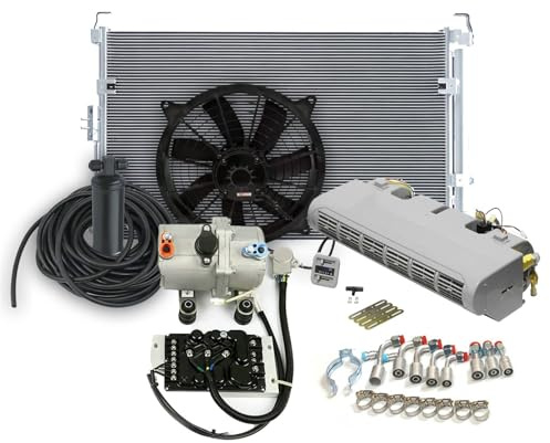 aire acondicionado portátil, Juego De Aire Acondicionado Dividido Para Vehículo Eléctrico 24V Con Compresor Scroll