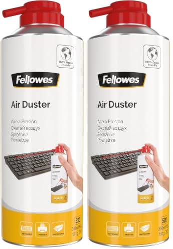 Fellowes Spray Aire a Presión 350ml sin HFC (Paquete de 2)