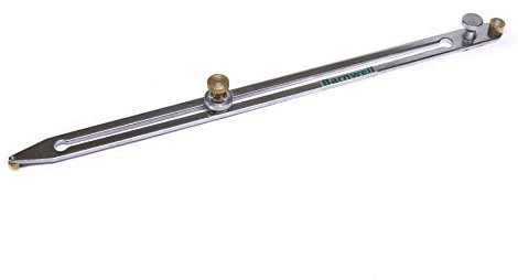 Barnwell 18 475mm Long Bar Scriber for Vinyl Flooring Tool Brass Rollers