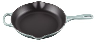 Le Creuset Signature Cast Iron Handle Frying Pan, 26 cm, Sea Salt