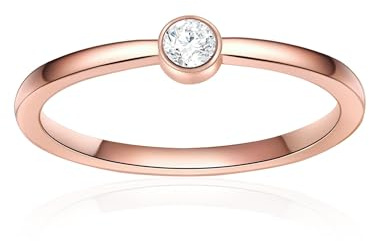 Eastside Damen Ring Edelstahl roségold